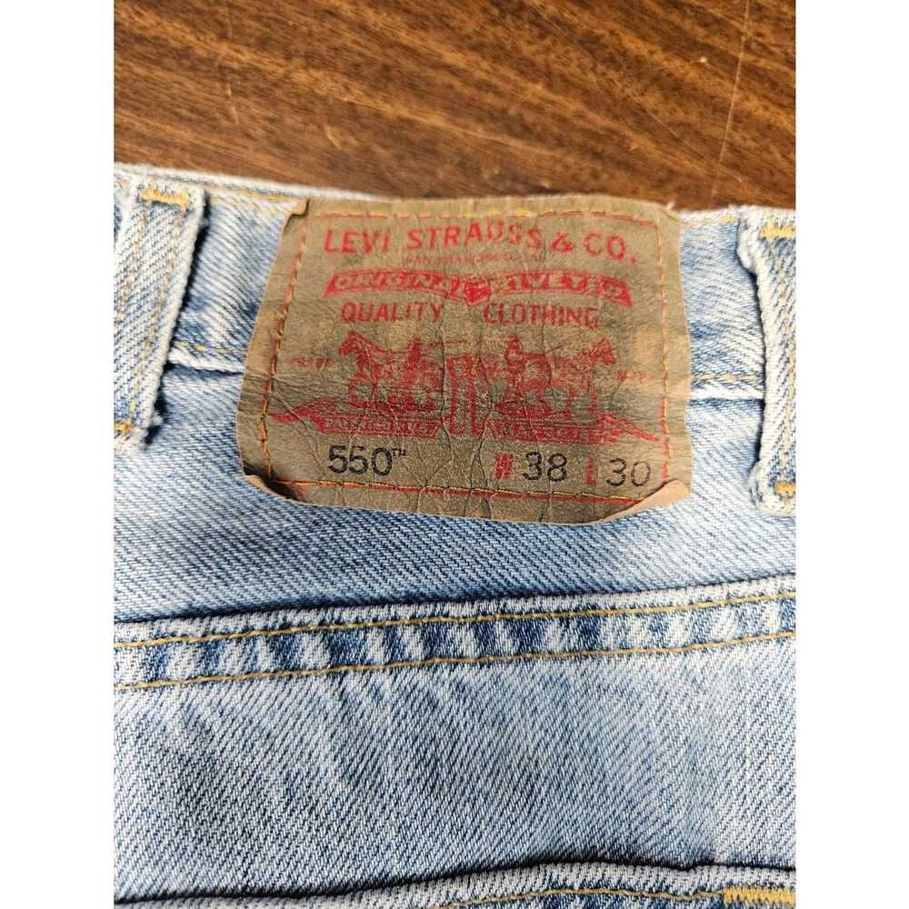 Levi's Relaxed Fit 550 Jeans Mens Size 38x30 - Picture 6 of 7